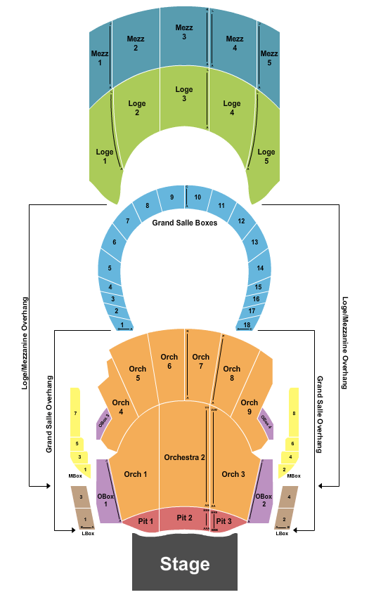 The Met Presented by Highmark K-Pop Concerts Seating Chart